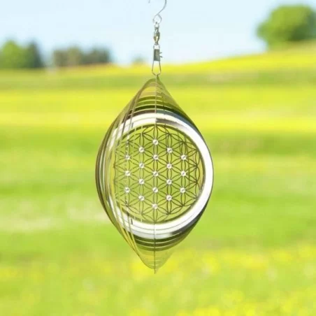 Blume des Lebens Kristall Mobile Ø 15 cm