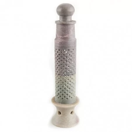 Taj Mahal Speckstein Räuchersäule