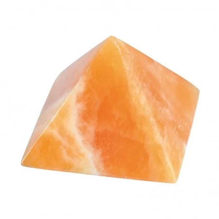 Pyramide 80mm Orangencalcit