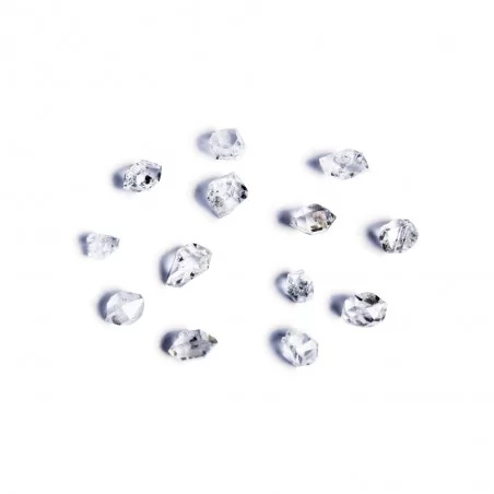 Herkimer Diamant Rohstein 4-8 mm