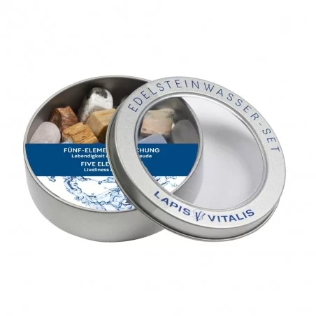 Edelsteinwasser-Set Fünf-Elemente-Mischung