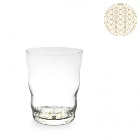 Jasmina Trinkglas Gold Lebensblume Nature's Design