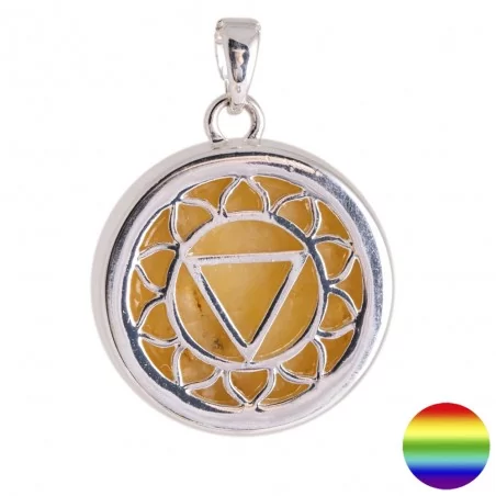 Kette Solarplexus-Chakra mit Citrin