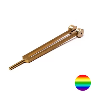 Stimmgabel - Nervensystem goldfarben